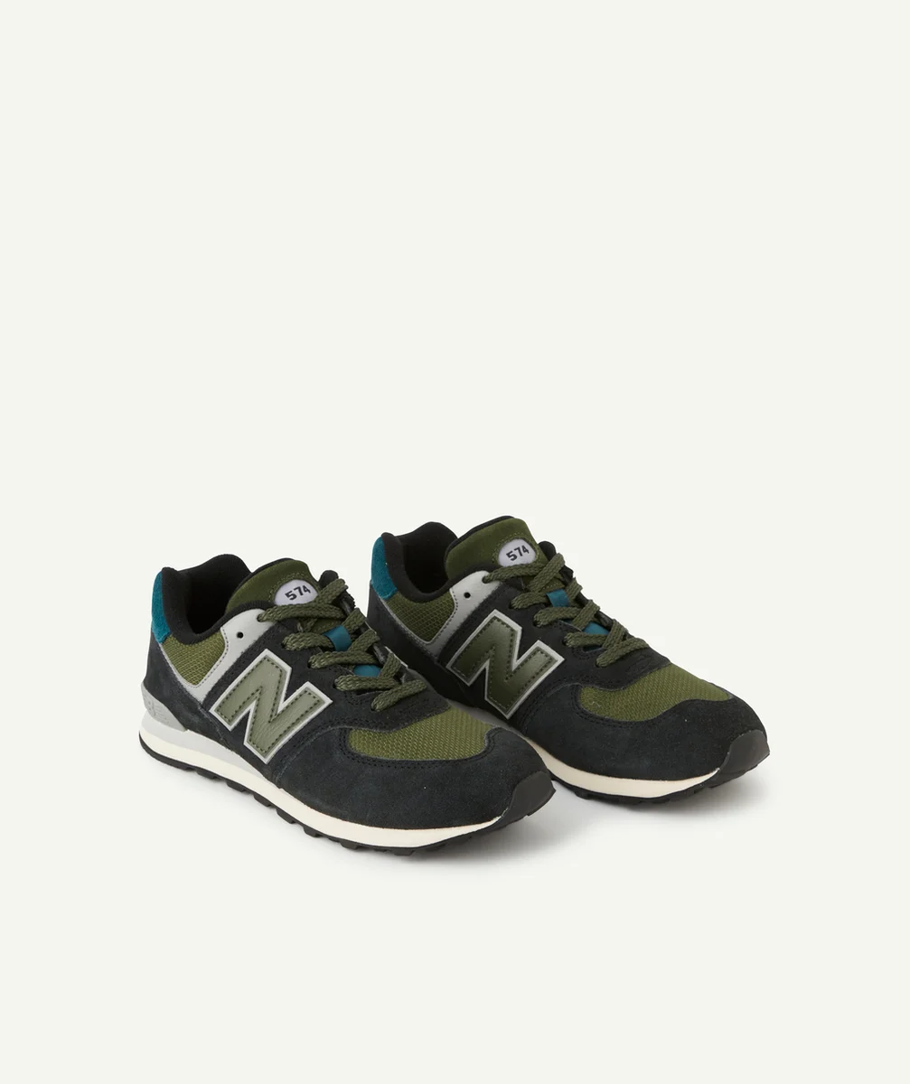 NEW BALANCEBASKETS À LACETS 574 GARÇON BLEU FONCÉ