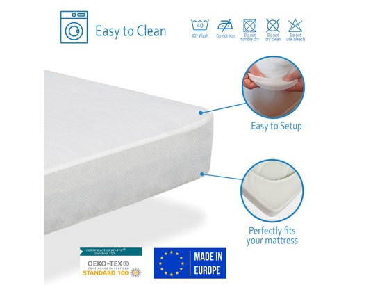 XALUCA - Protège matelas Protecteur du matelas 75x35x15 cm , imperméable, résistant e...