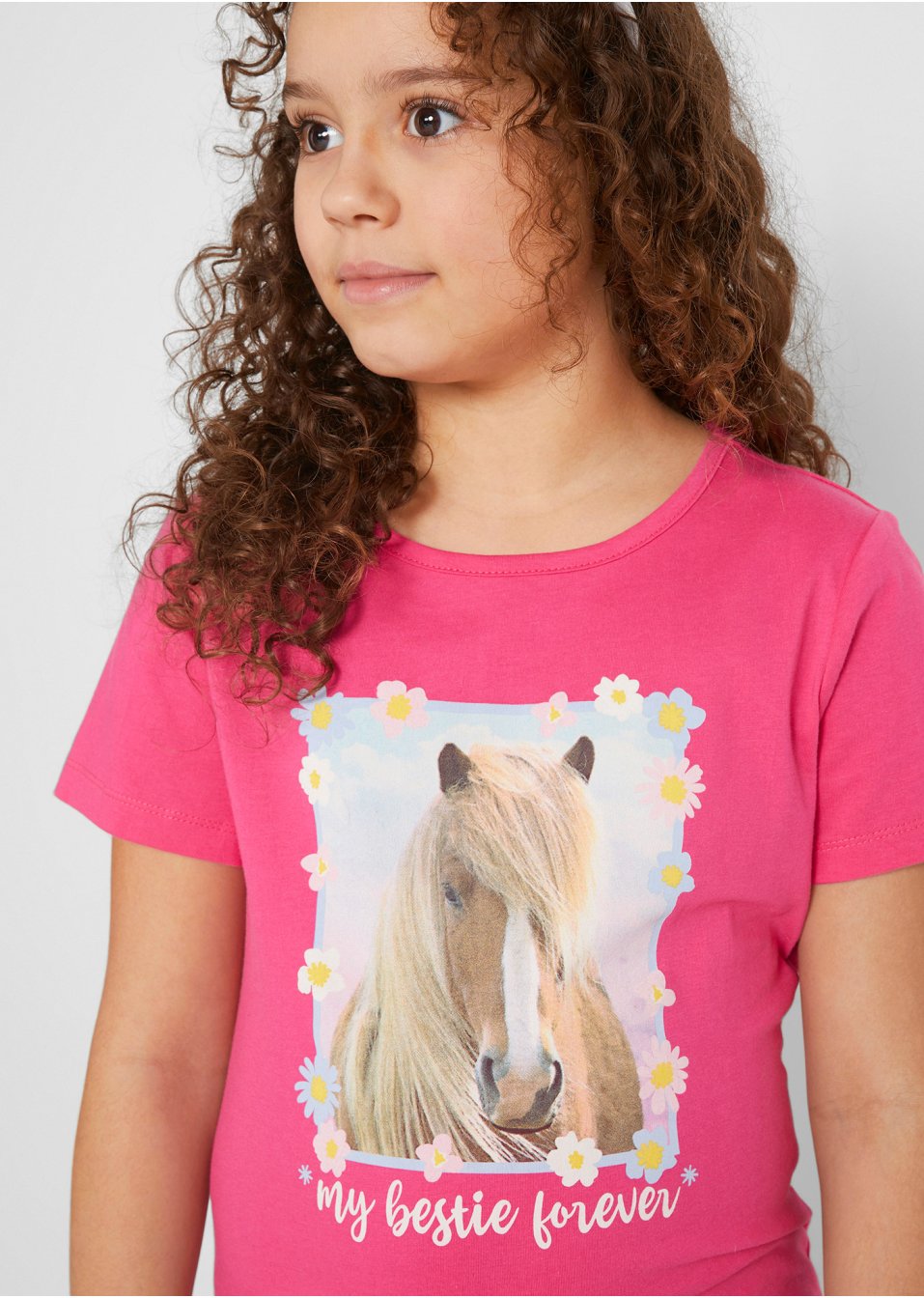 Lot de 2 T-shirts fille en coton