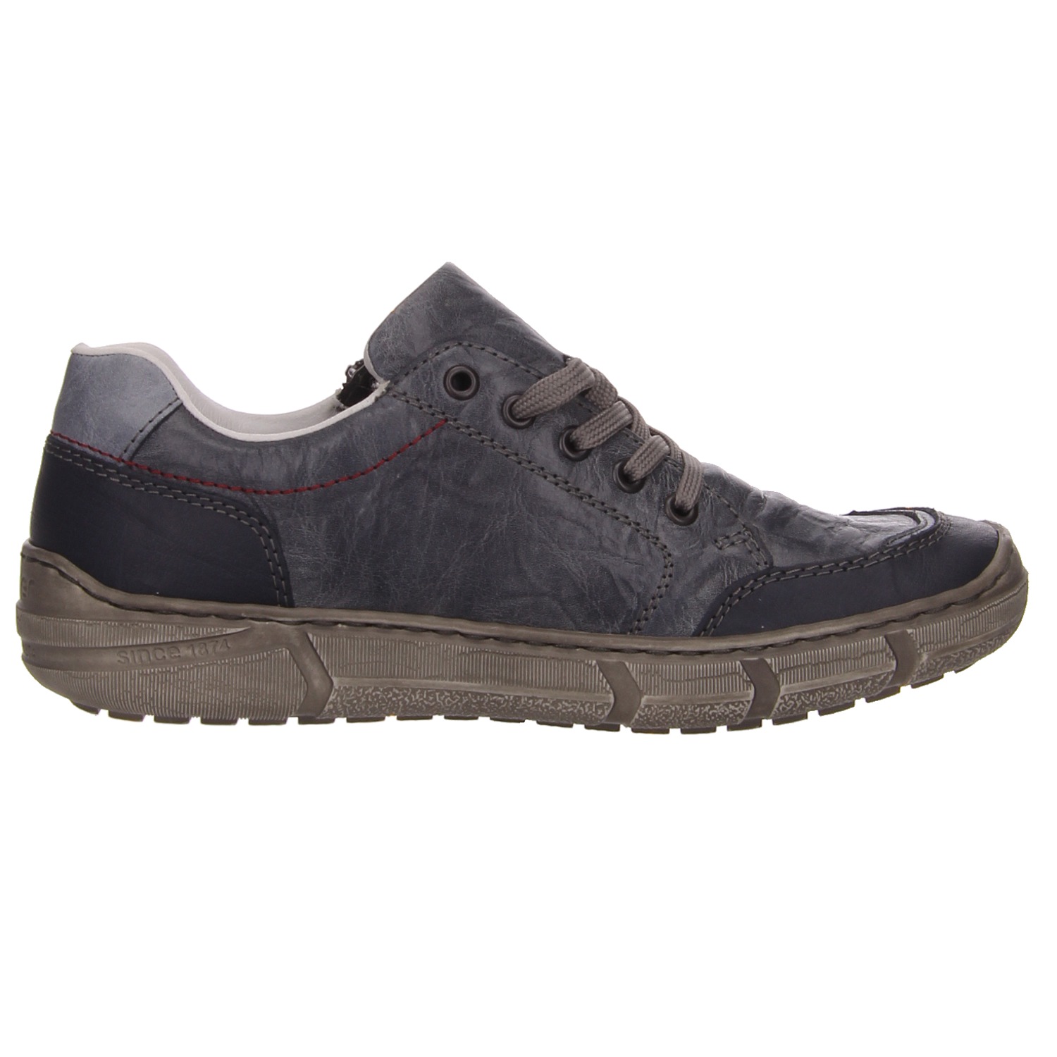 Rieker Schnürhalbschuh blau blau