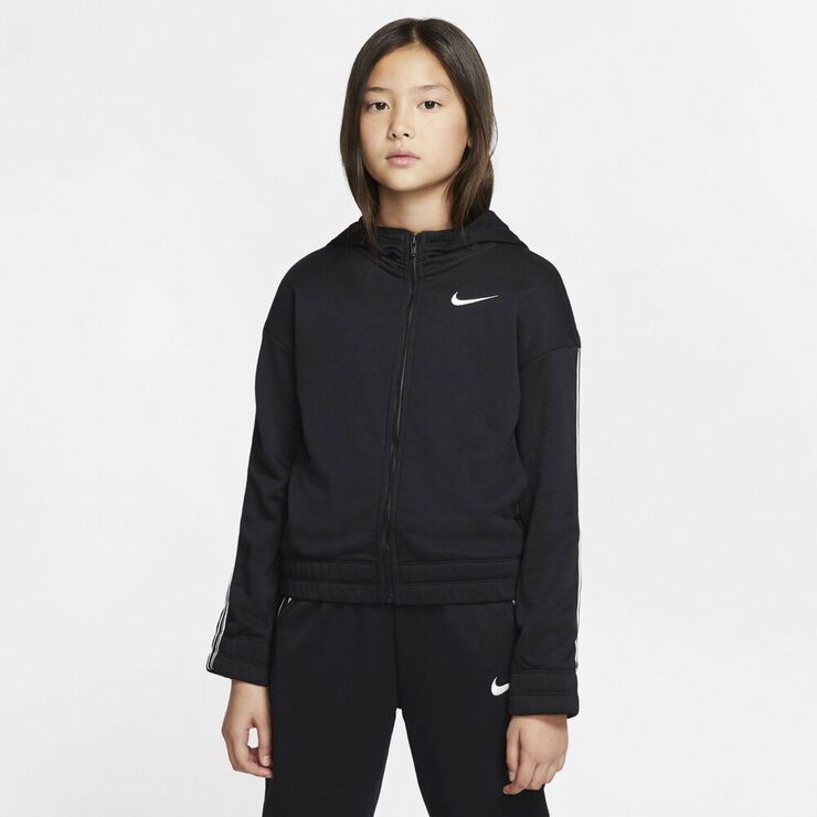 Nike Studio Full Zip Haettetroje Sort