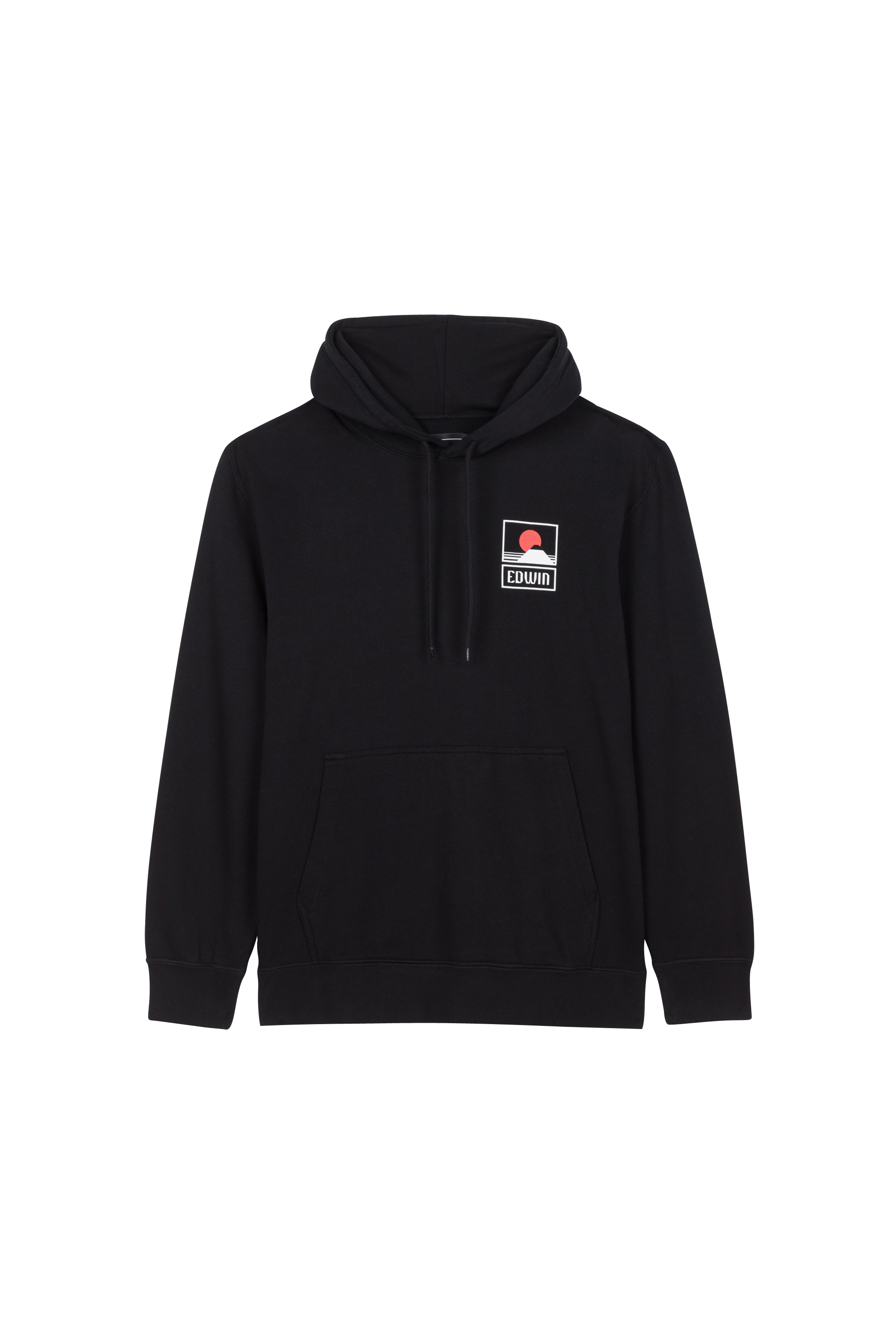 EDWIN hoodie Sunset On Mt Fuji Hoodie Sweat Noir