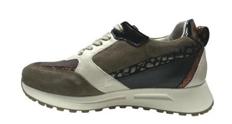 AQA Shoes A8615 Taupe combi