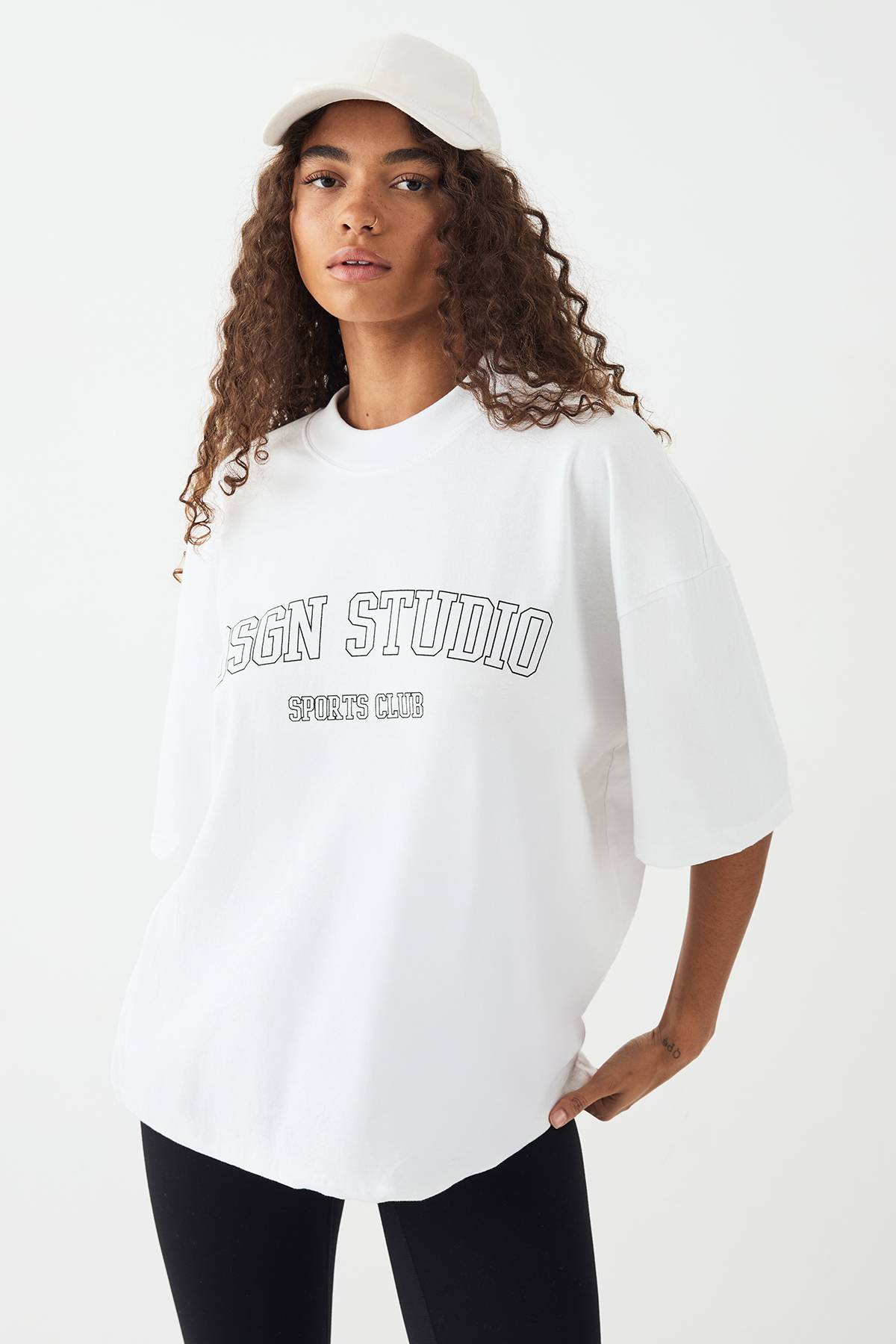 T-Shirt Oversize Lourd DSGN Studio Sports Club