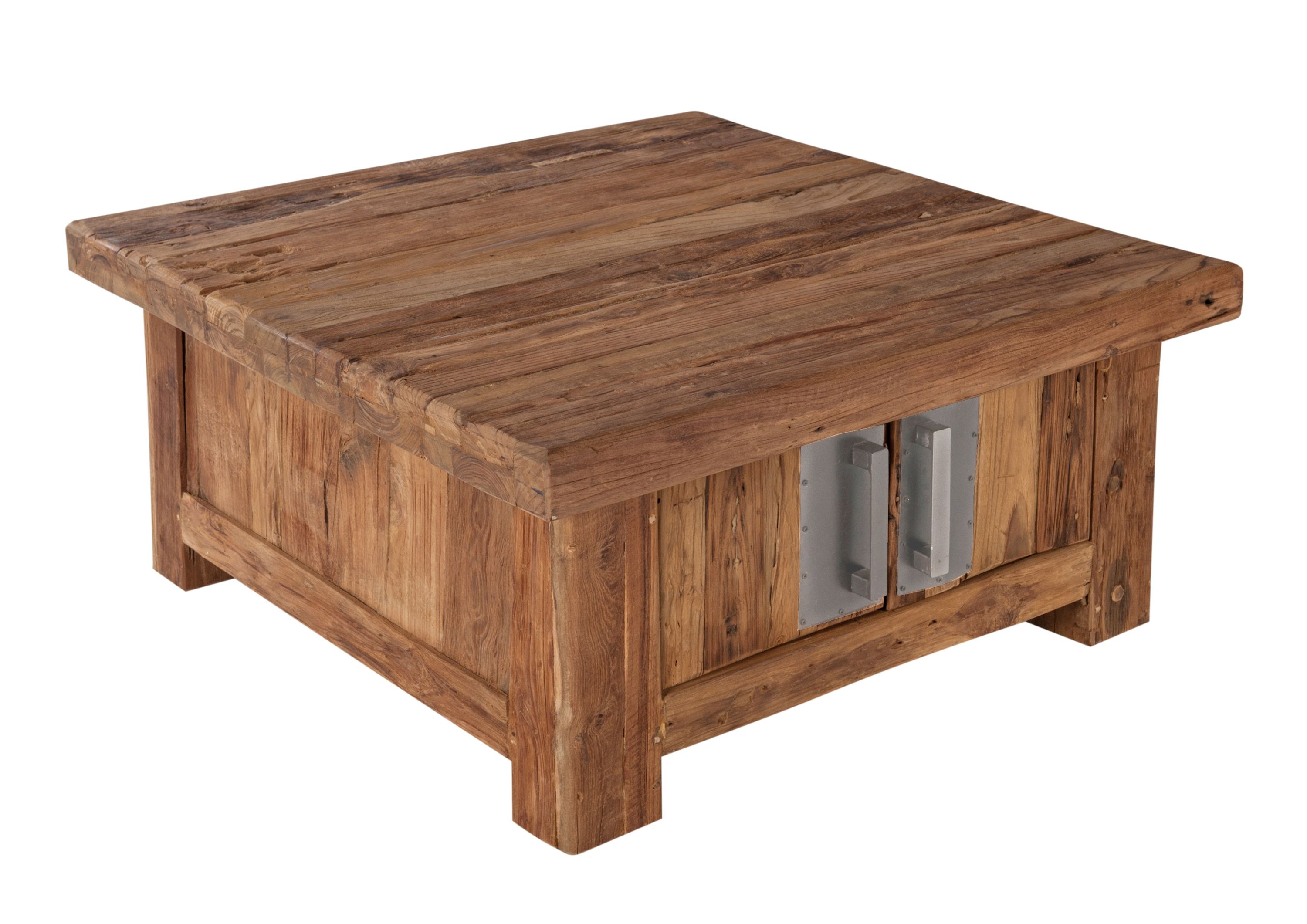 Couchtischtruhe Teak Couchtisch Wohnzimmer Tisch Beistelltisch Sofatisch