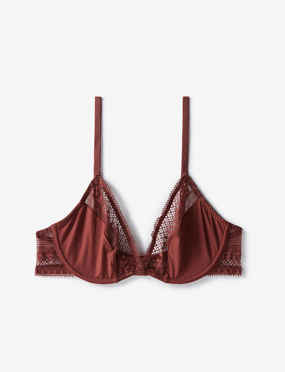 Soutien-gorge triangle avec armatures