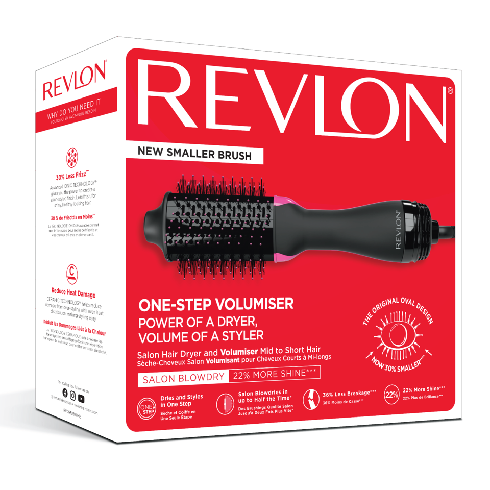 Revlon - Airstyler Volumizer Professional Mid/Short Hair - Krøllejern