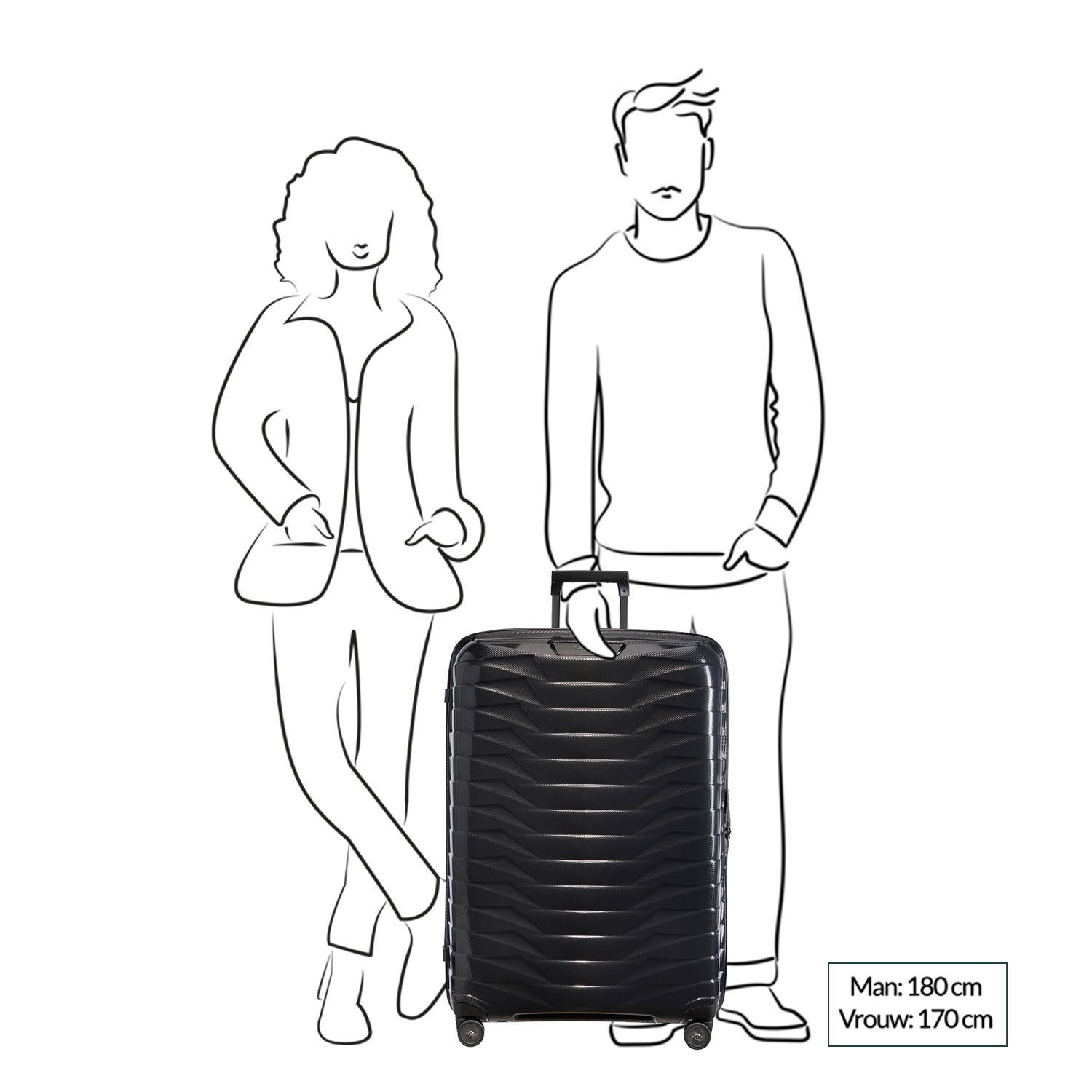 Samsonite Proxis Spinner 81 silver