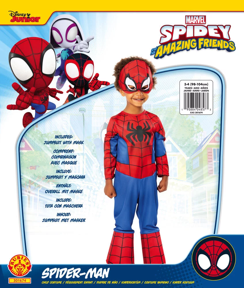 SPIDEY - DEGUISEMENT TAILLE 3-4 ANS