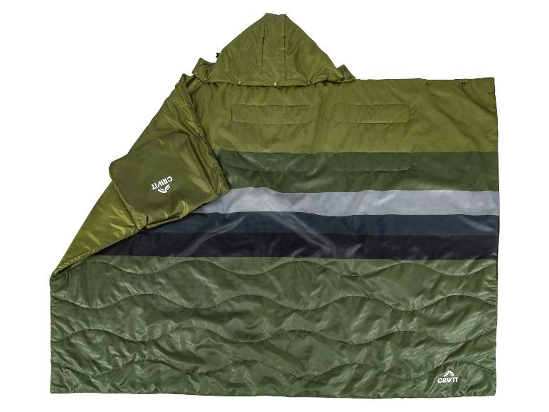 3-in-1 kampeerdeken met opbergtas