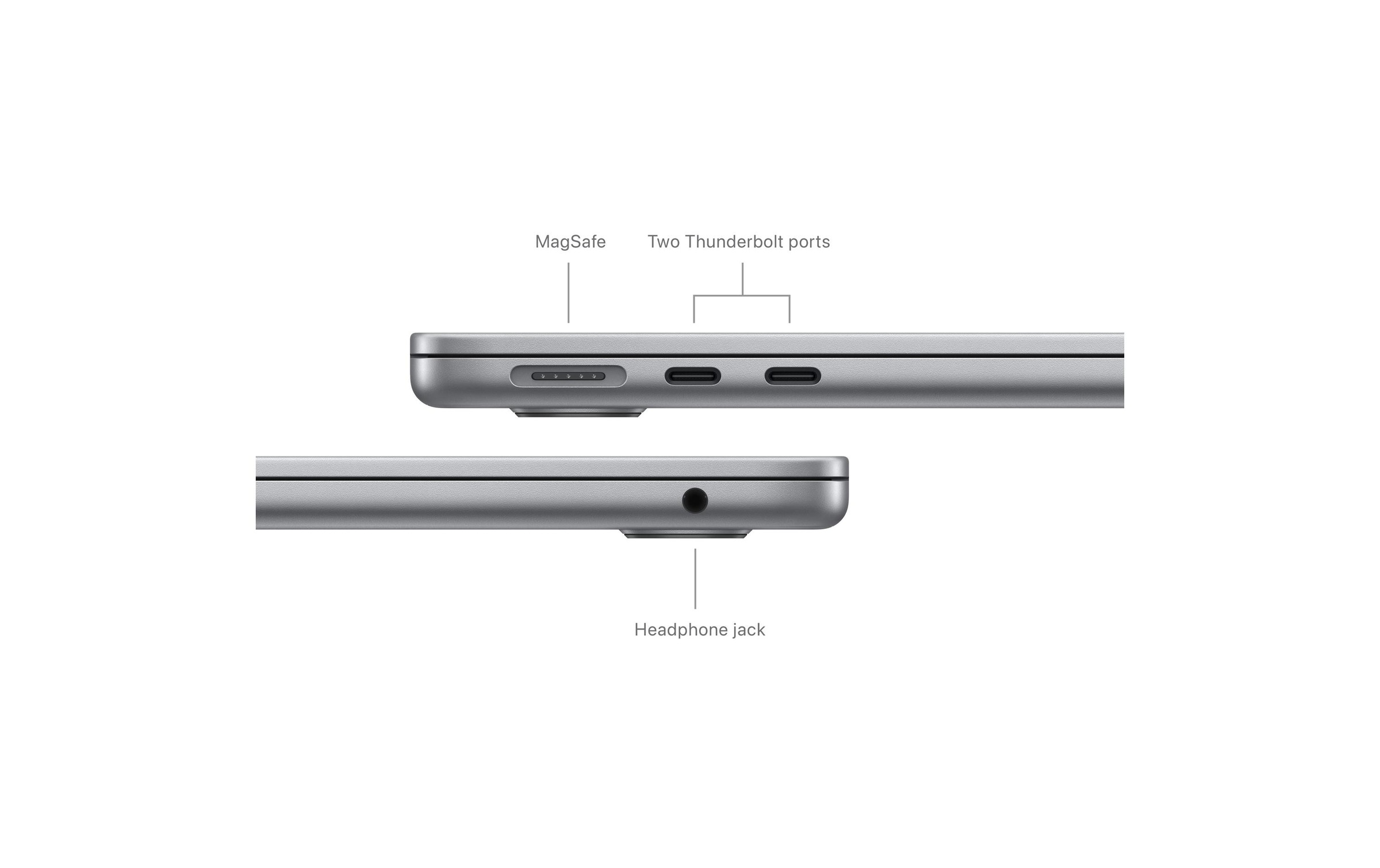 Apple Notebook »Apple MacBook Air 13 Zoll (2024)« 34,46 cm / 13,6 ″ Apple M3 1.000 GB SSD