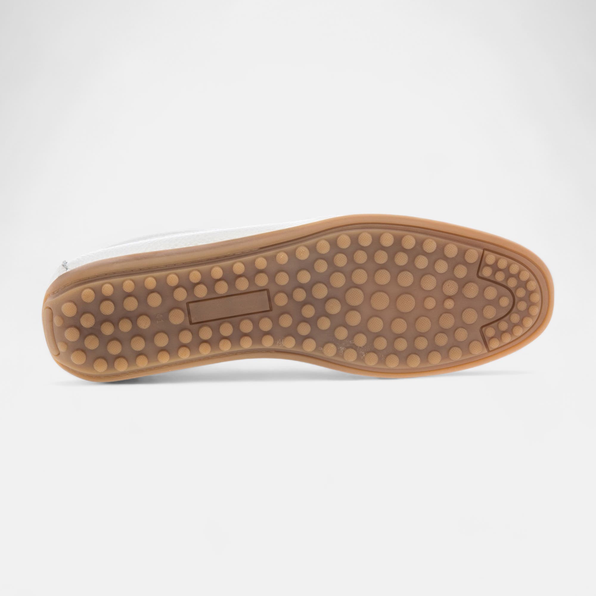 Mocassins Homme en cuir blanc