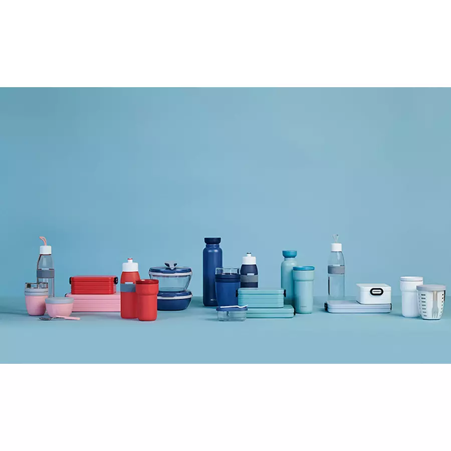 Mepal Lunchpot + Bento Lunchbox Large Ellipse + TAB 2er Set rosa