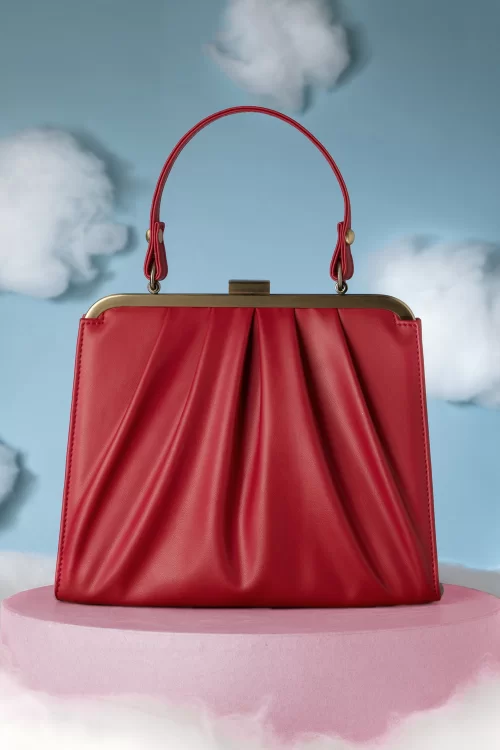 Lola Ramona ♥ Topvintage Inez Love At First Sight handtas in rood