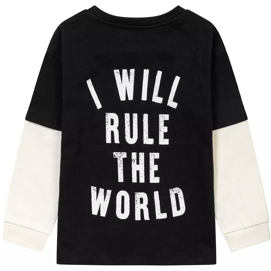 MINOTI T-Shirt SchwarzCremeweiß
