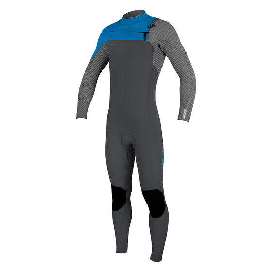O'Neill Kinder Neoprenanzug Youth Hyperfreak 4/3+ Chest Zip Full Graph/Smoke/Baliblue SU23