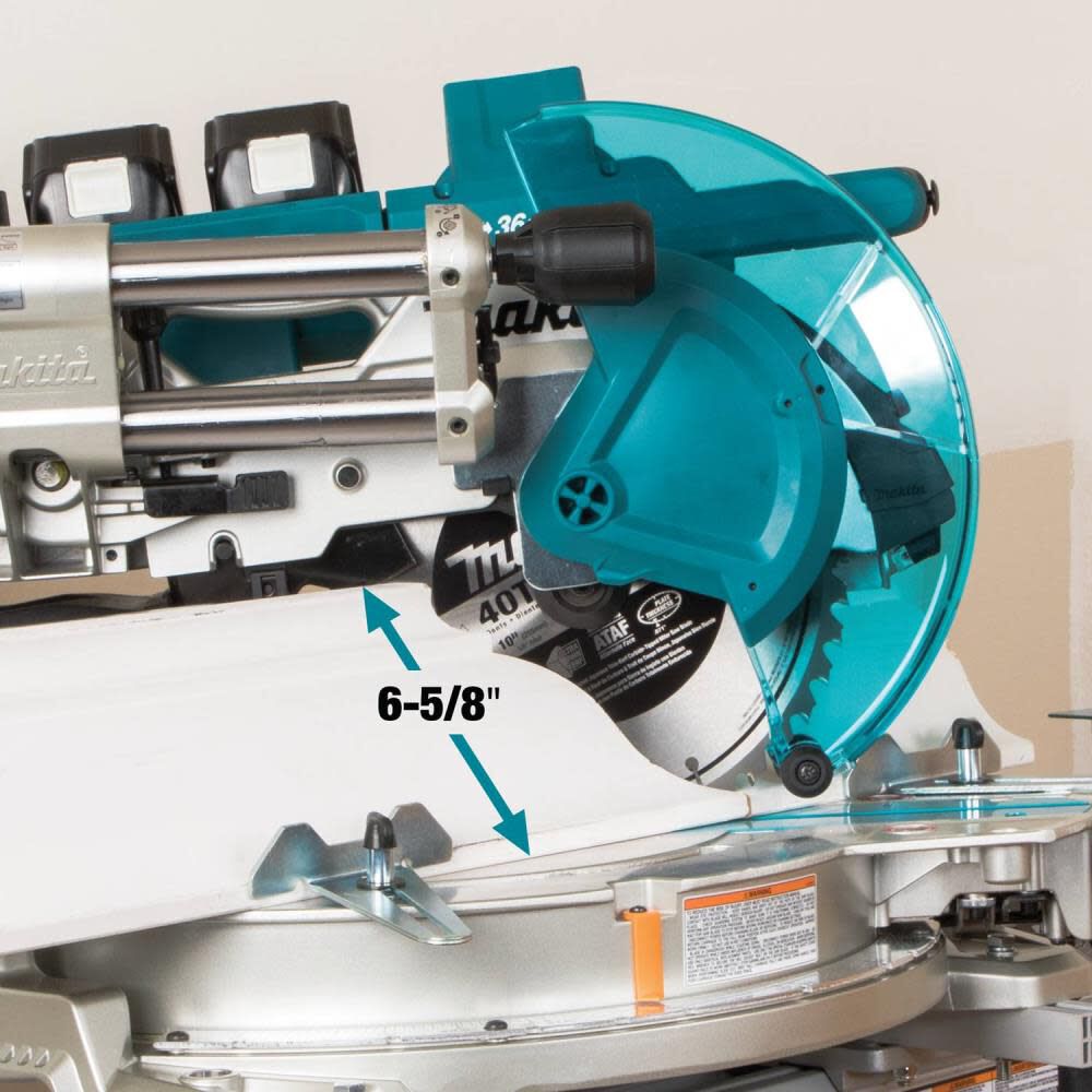 Makita 36V 18V X2 LXT Miter Saw 10" Dual Bevel Sliding with Laser Kit