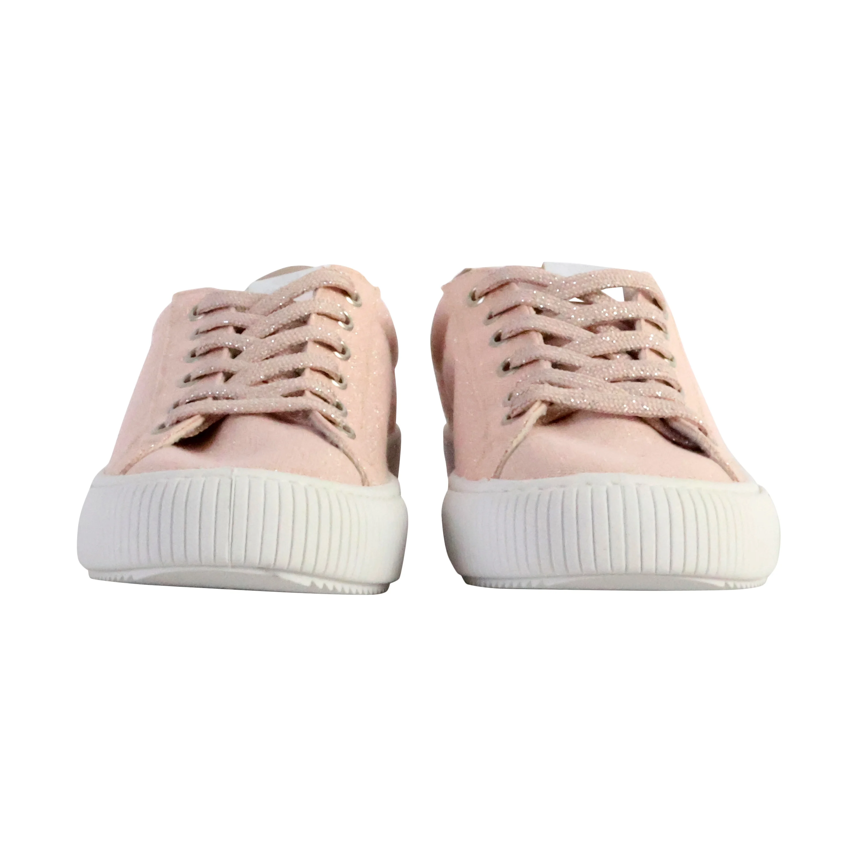 Basket basse à lacets | Rose