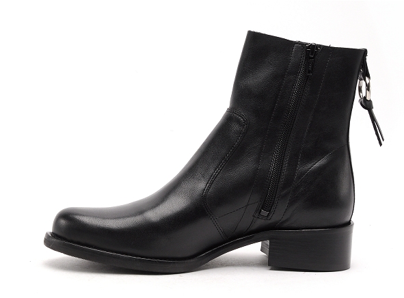 Myma boots bottine plates femme 6902my noir