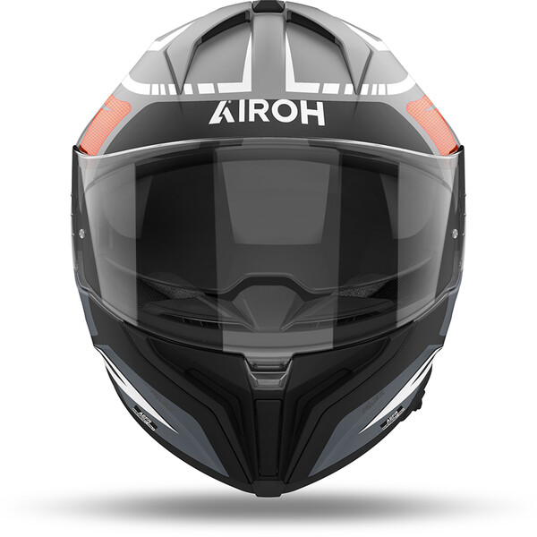 Airoh - Casque Matryx Rider Gris / Noir / Rouge / Mat
