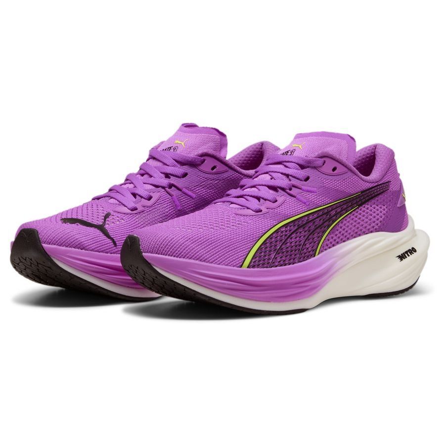 PUMA Chaussures de Running Deviate Nitro 3 - Pure Magenta/Jaune/Blanc Femme