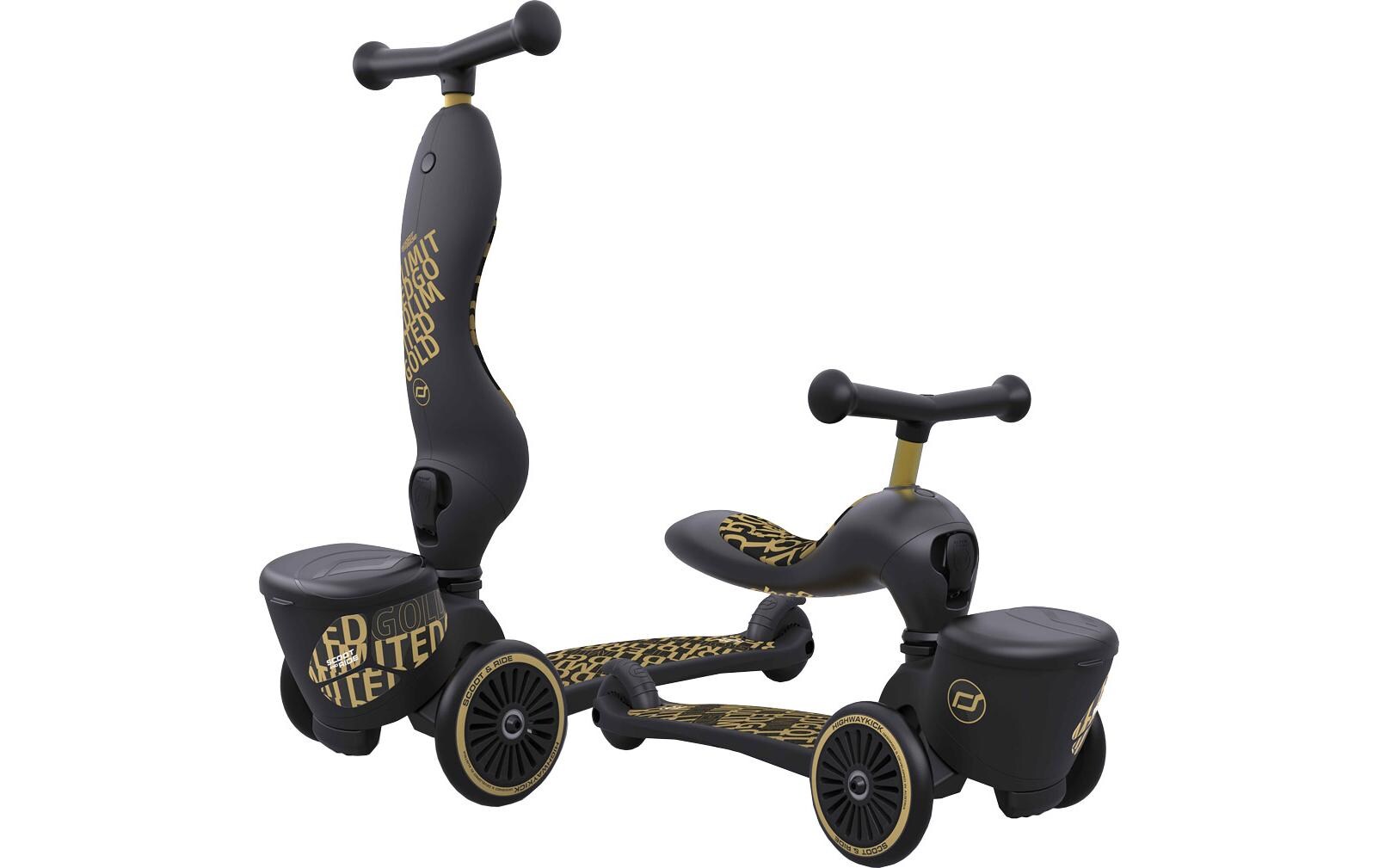 Highwaykick 1 Gold/SchwarzKinderroller