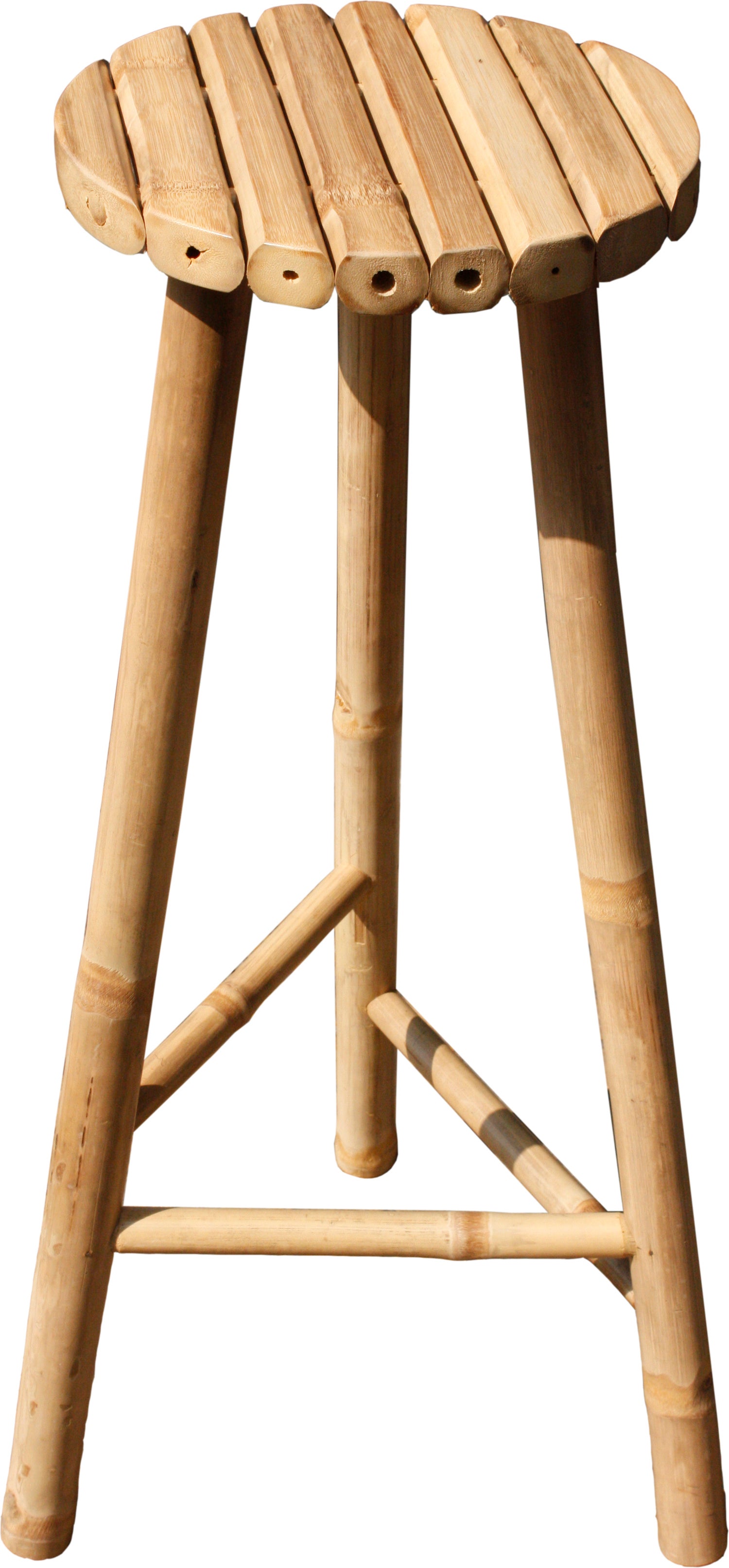 Intratuin bijzettafel Tropisch naturel D 37 H 70 cm