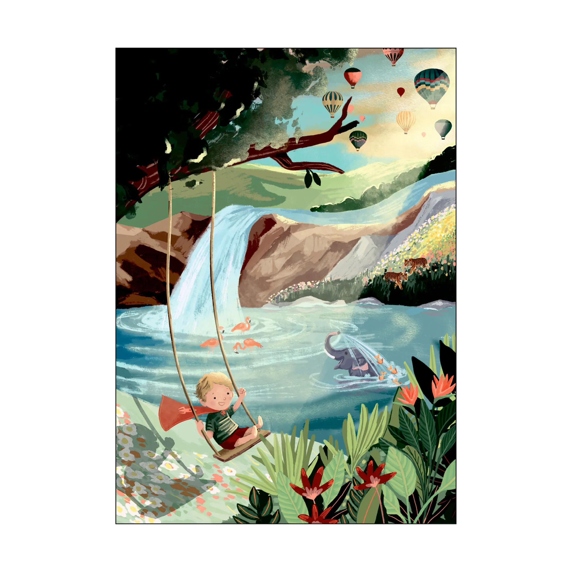 Poster&Frame Plakat - Swingset Dreams