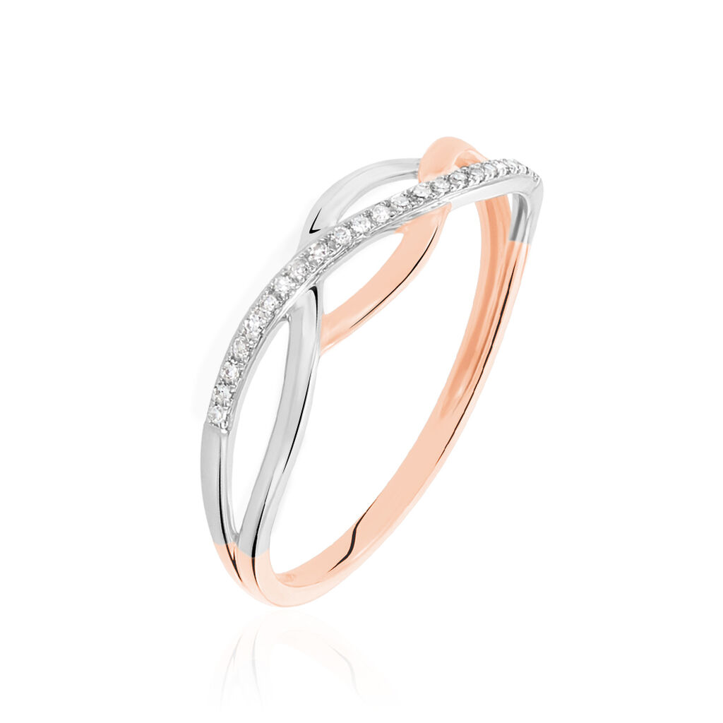 Bague Batista Or Bicolore Diamant