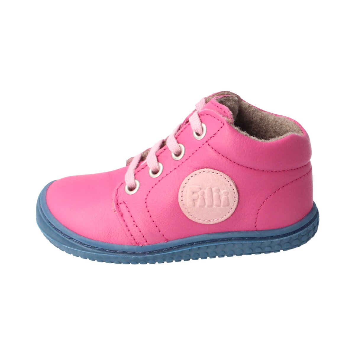 202111-F66 GECK nappa pinkwoolfleece laces Weite/M