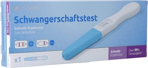 LIVSANE Schwangerschaftstest Schnelle Ergebnisse, 2 Stück