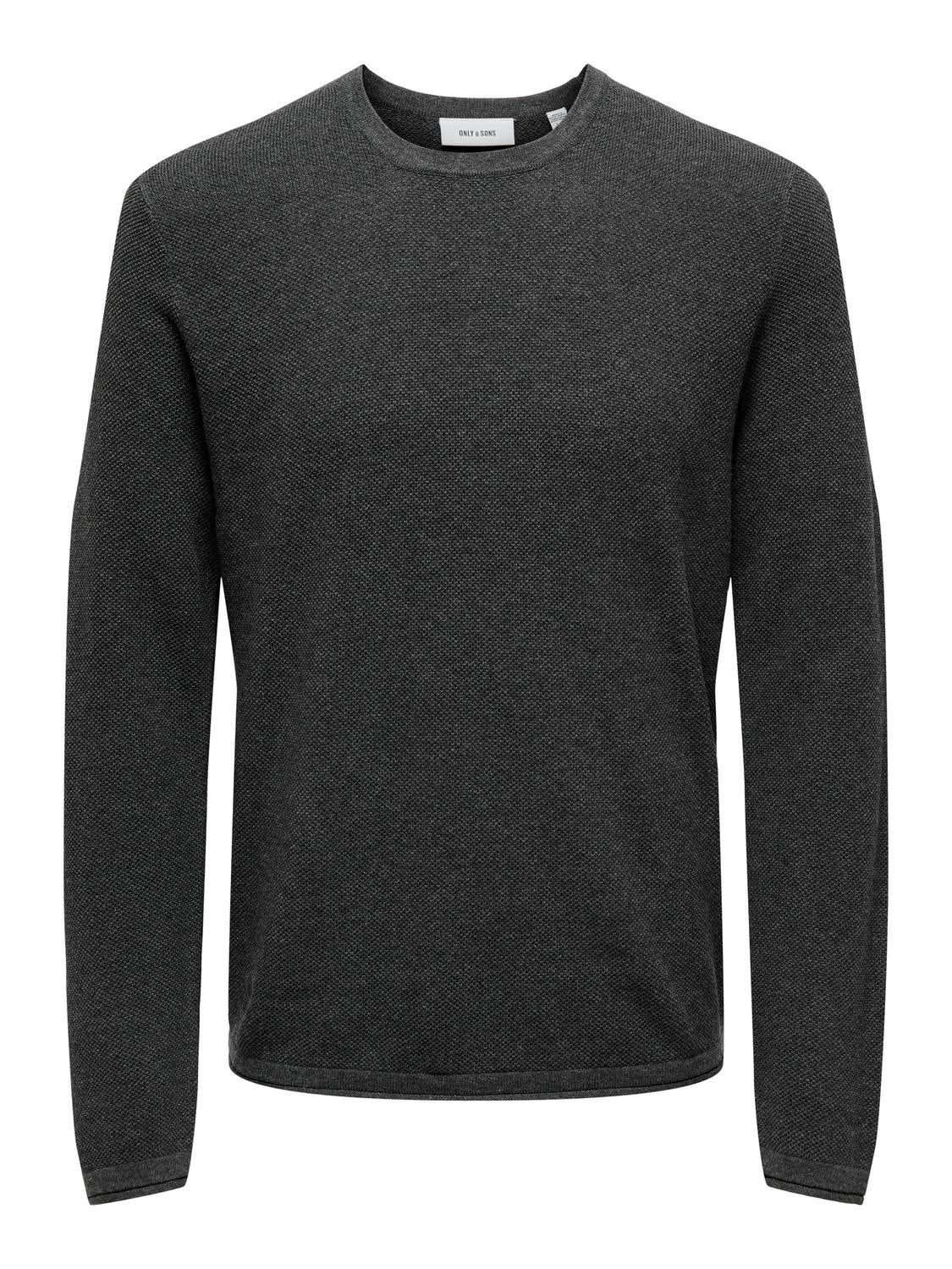 ONSFELIX Pullover Dark Grey Melange