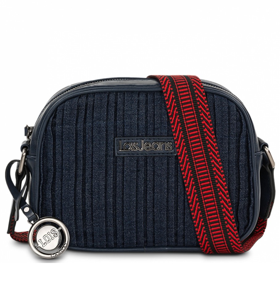 Bolsa de ombro Lois 313286 azul marinho - 22x16x6,5cm -