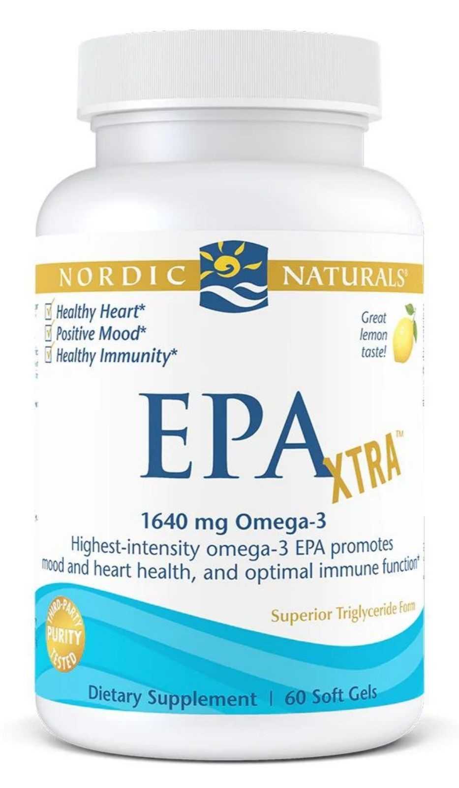 Cápsulas gelatinosas Nordic Naturals EPA Xtra 60