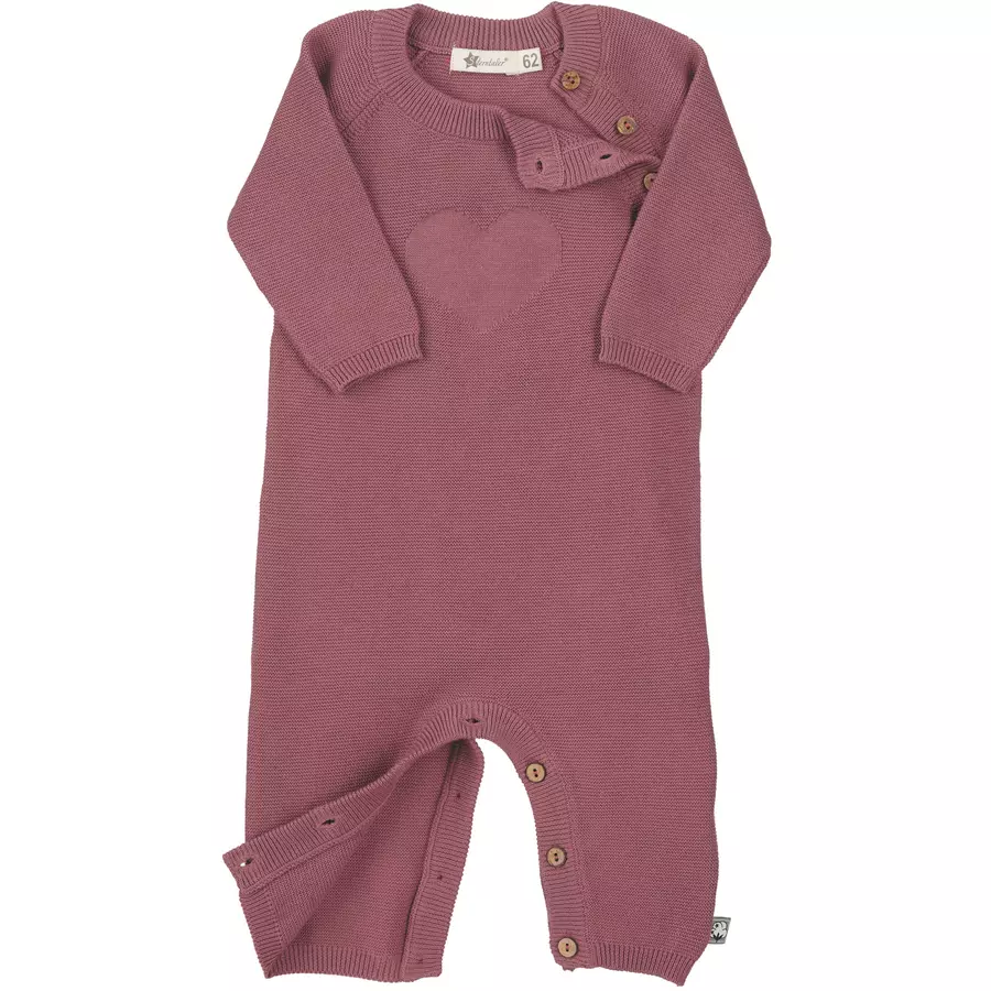 Sterntaler Strick-Einteiler rosa