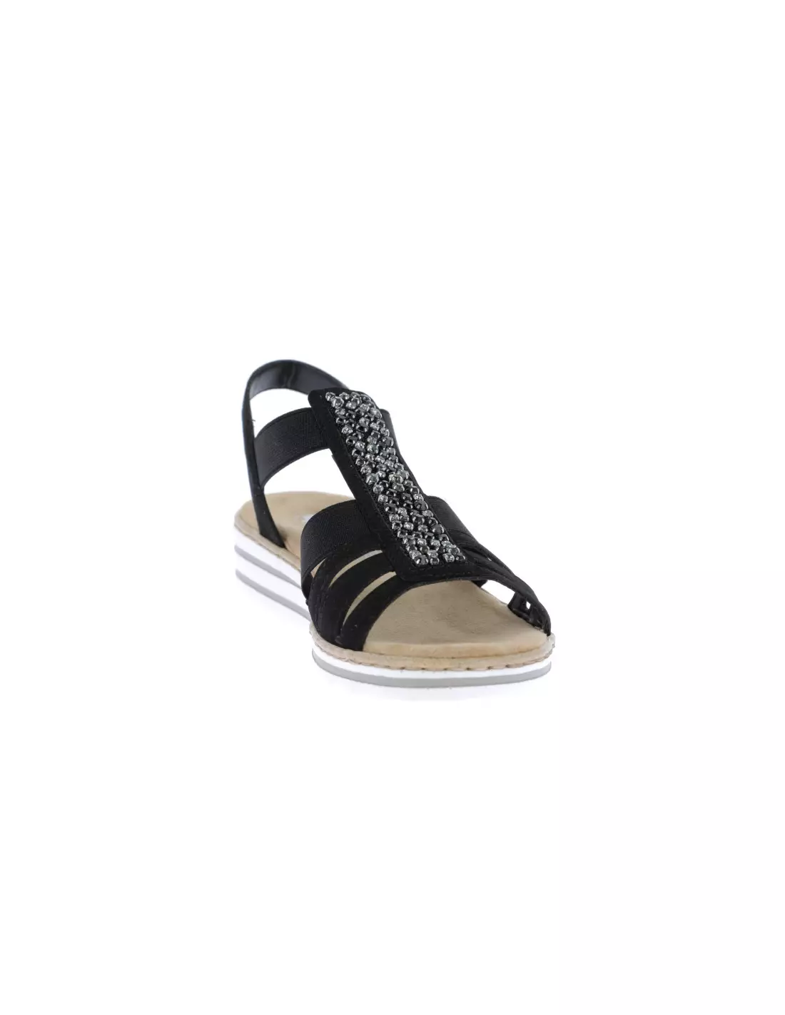 RIEKER V0652 - Sandales & nu-pieds Schwarz