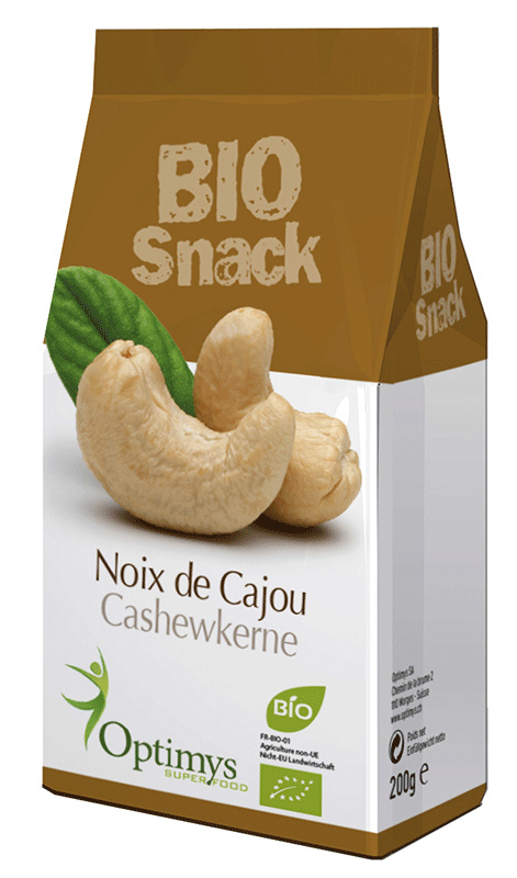 OPTIMYS Cashewkerne<br>200 g, Bio
