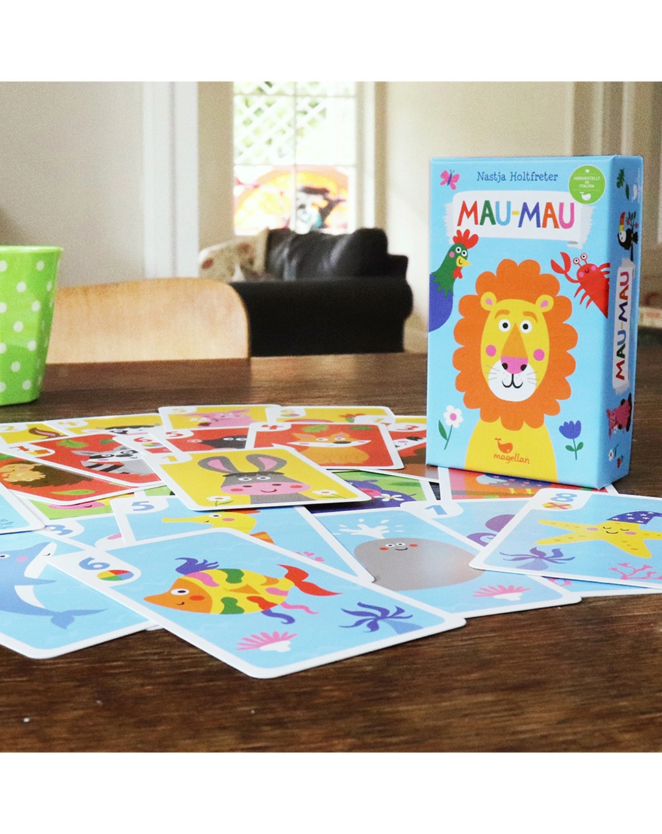Kartenspiel MAU-MAU in bunt