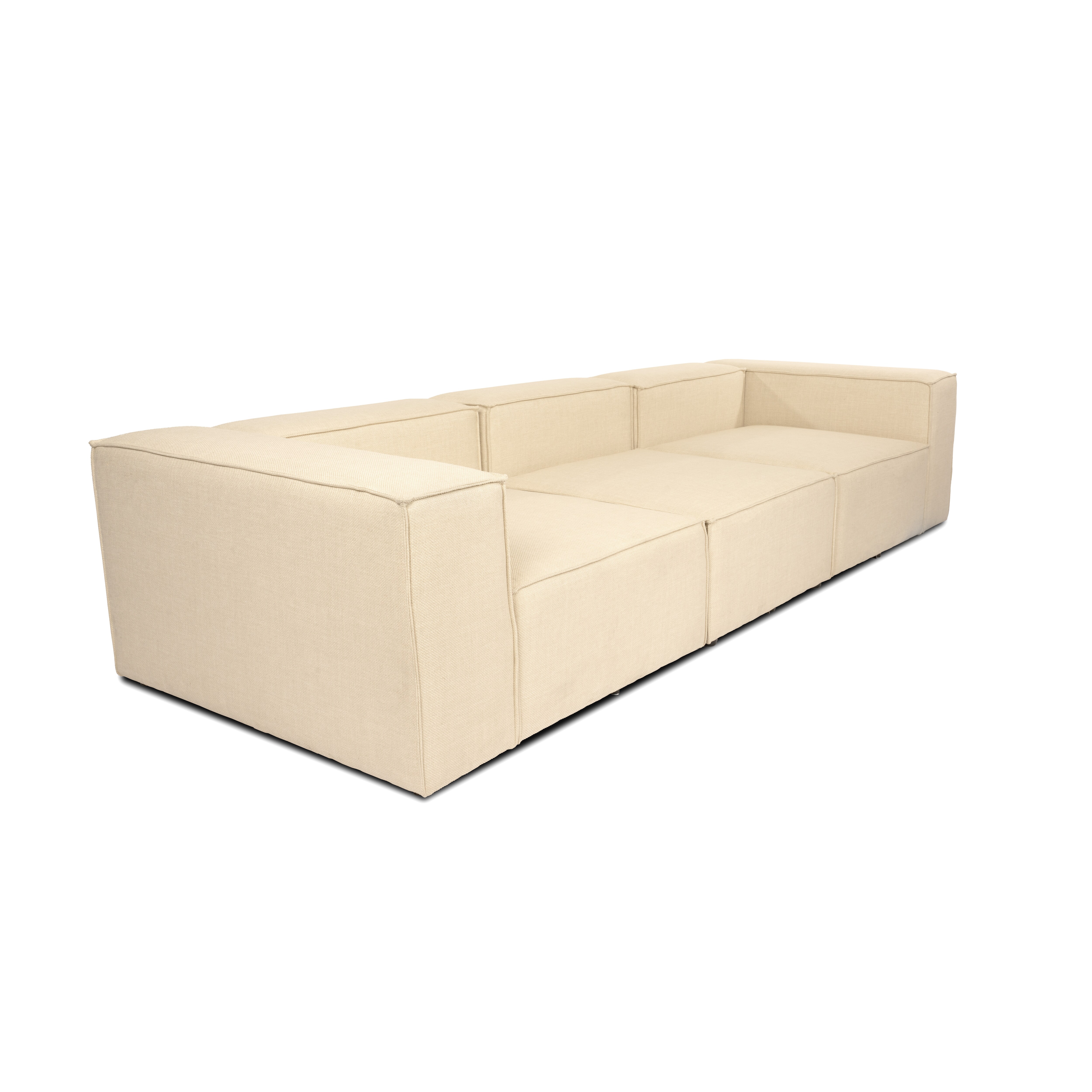 HOME DELUXE Modulares Sofa VERONA M Beige - versch. Ausführungen