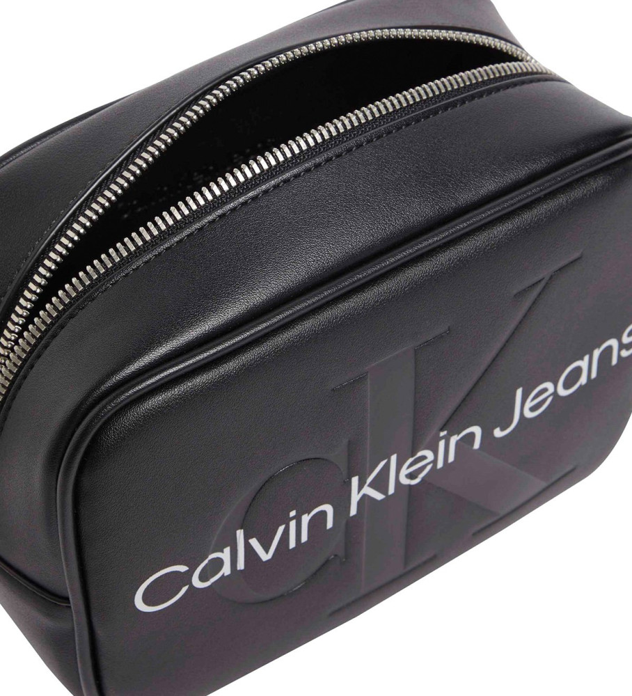 Bolsa transversal Calvin Klein Jeans preta com logo