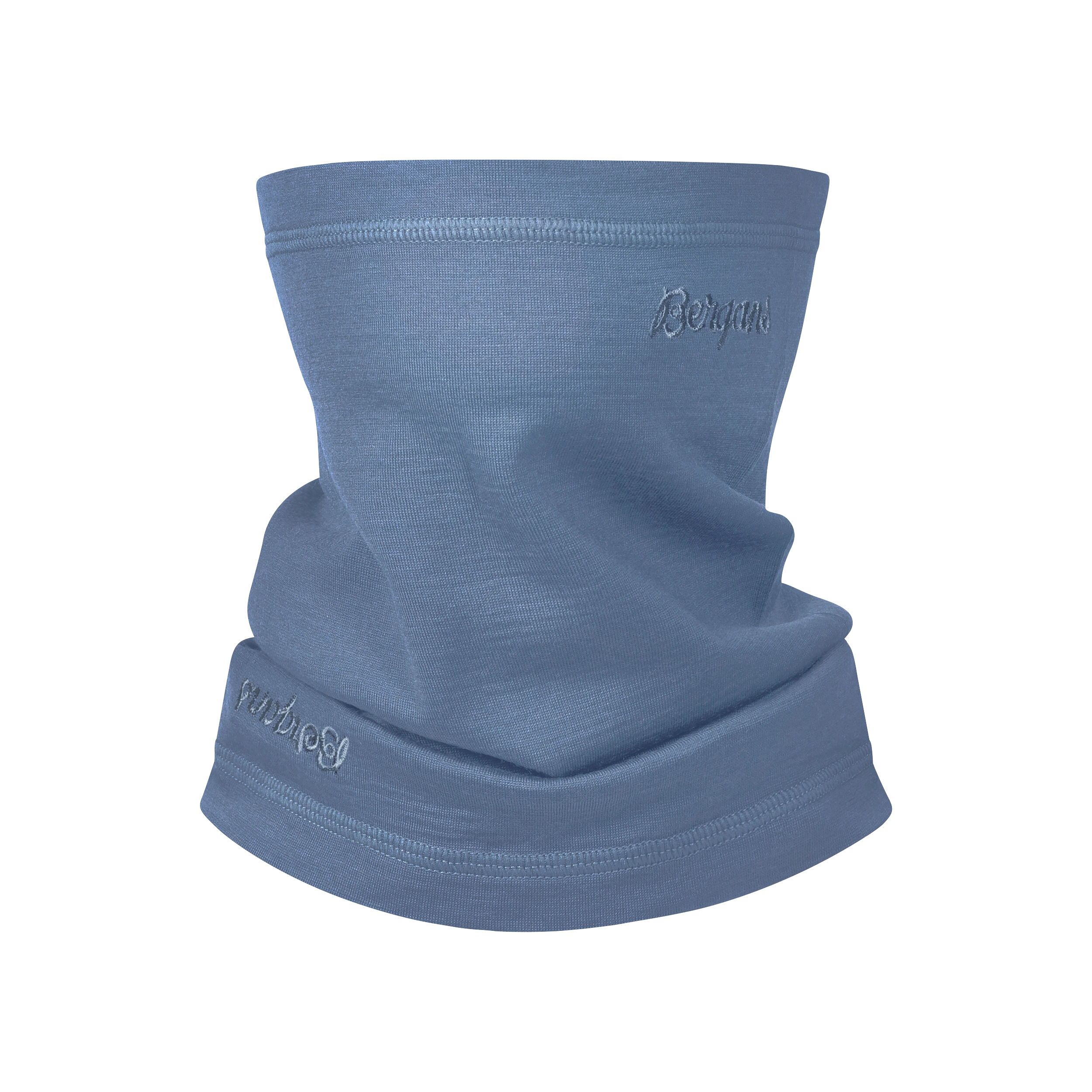 Bergans Wool Neck Warmer Granite Blue