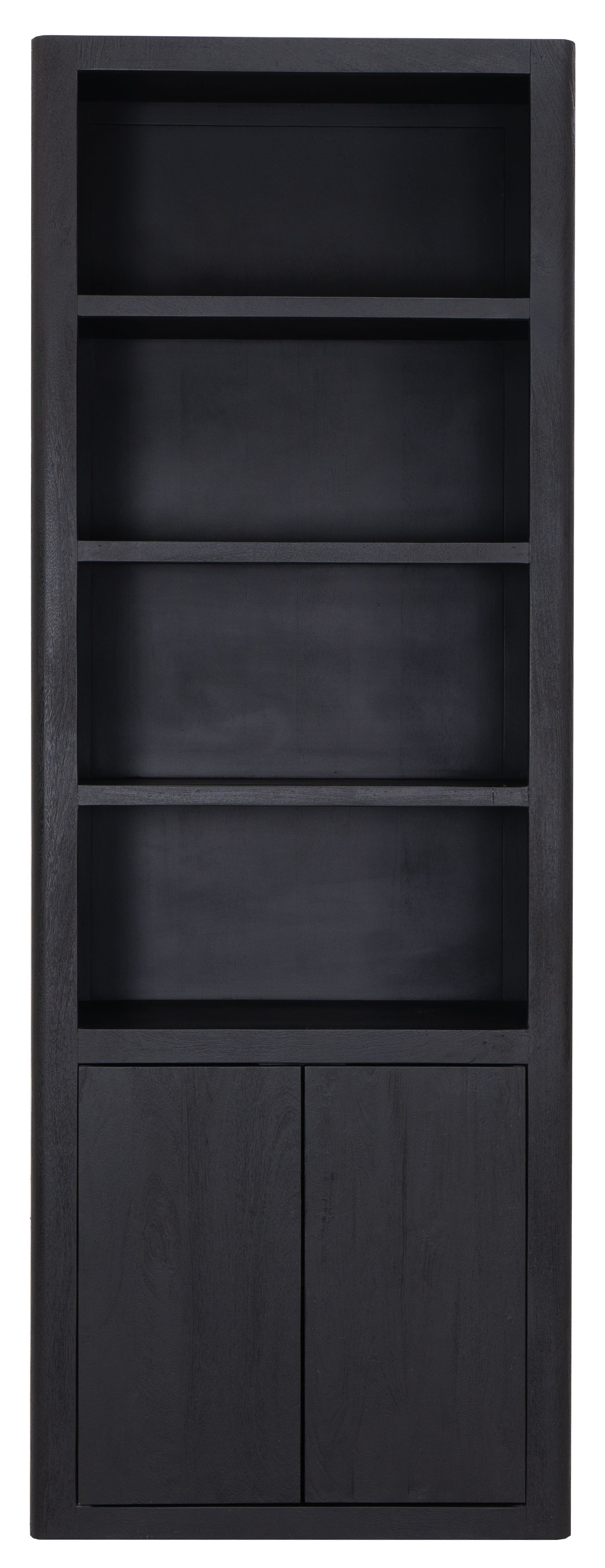 Boekenkast Zwart Tenna B80 x D45 x H220 cm