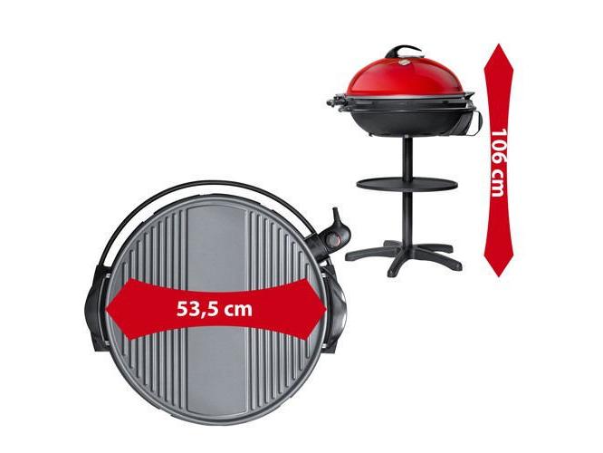 Steba Elektrogrill VG 400 BBQ, Ø 53.5 cm Stand- und Tischgrill