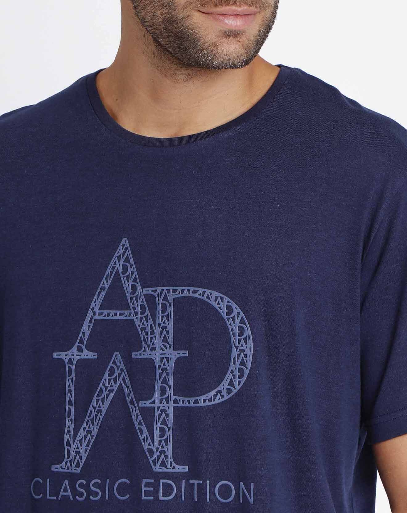Admas Classic Pyjama T-Shirt & Short Yannick bleu