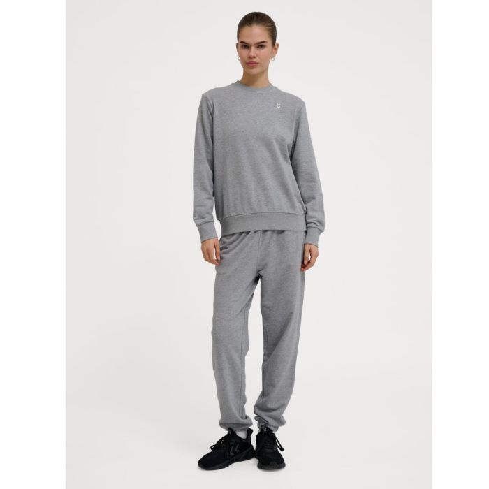Hummel Dame Trøjer Pulse Sweat Crewneck Grå