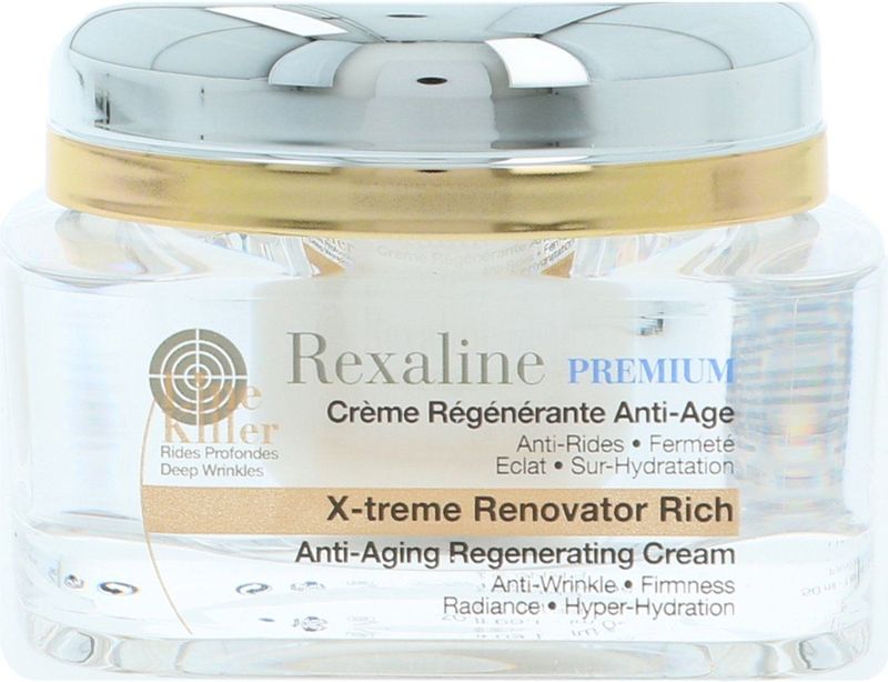 Rexaline - Linekiller Xtreme Regenerating Cream - Vochtinbrengende Crème - 50ml