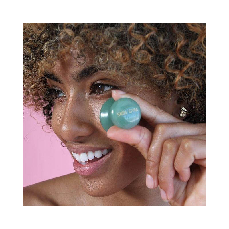 Paire de flowies pour visage Pierre de Jade Skin Gym