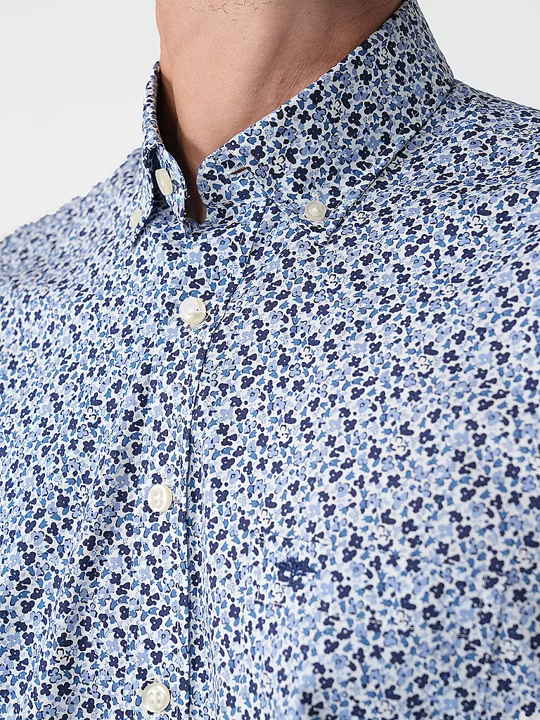 FYNCH HATTON Hemd Casual Fit blau