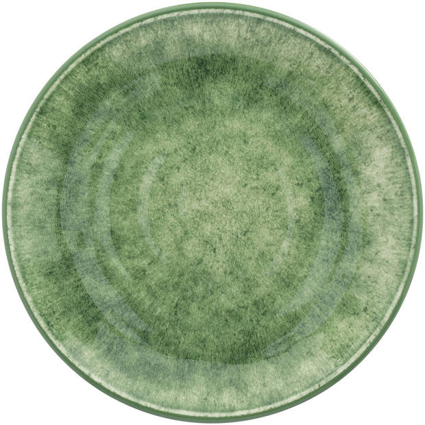 Blokker Dolce Frutta Dinerbord - Melamine - Groen