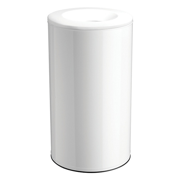 Corbeille neo anti-feu 110 L - blanc signalisation 9016